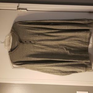 NWT Men's XXL Henley - Green Snow